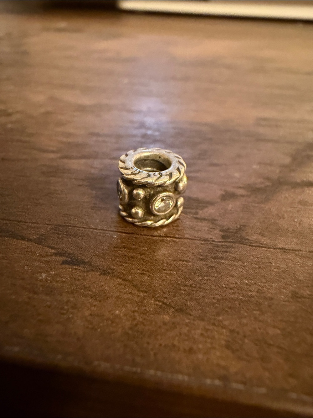 Pandora Decorative Barrel Charm Bead